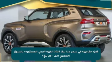 قفزة مفاجئة في سعر لادا نيفا 2025 الفئة الأولى المستوردة بالسوق المصري الآن – كم بلغ؟